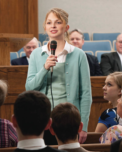 Talk at Mormon Church