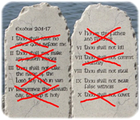 The Ten Commandments of Moses