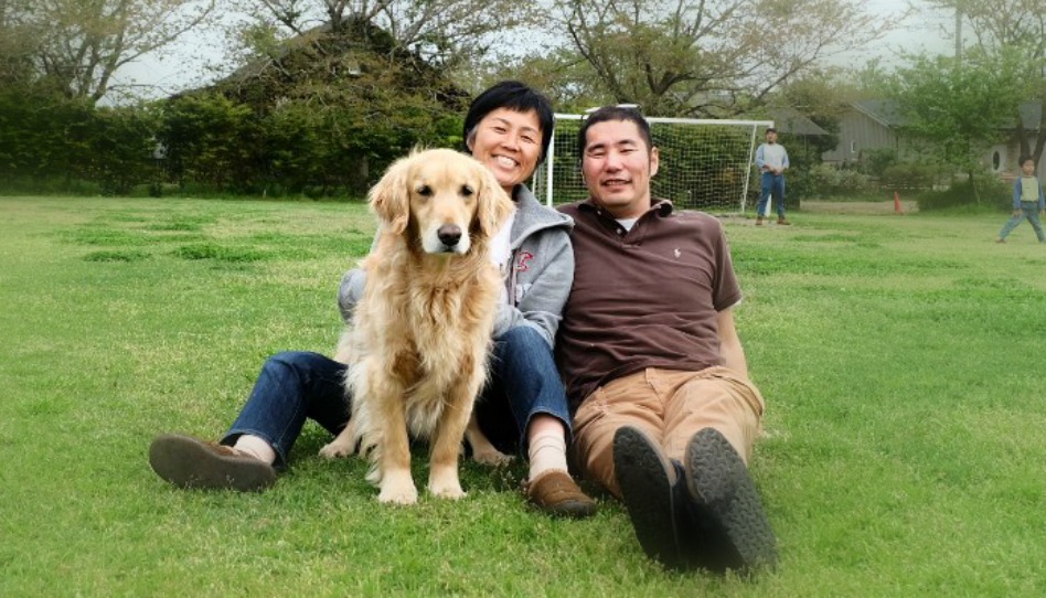 ボランティア活動大好きの西舘姉妹と夫と愛犬