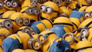 14の面白GIFキャラクター： もしもミニオンズがプライマリーに行ったら