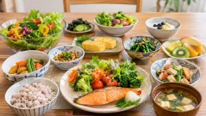 知恵の言葉を守った食事のイメージ