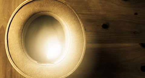 帽子の内側