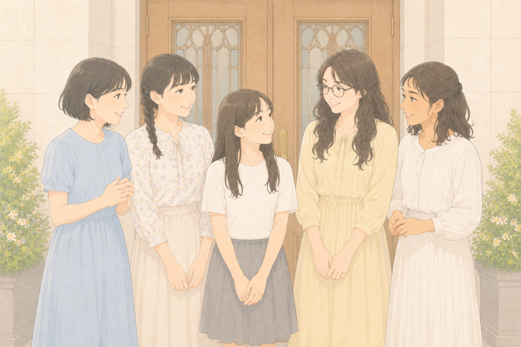 新しいグループ名に込められた神の娘としての尊い価値と使命を持った若い女性たち