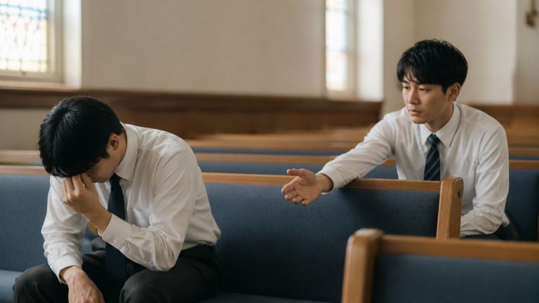 教会で悩んでる人に手を差し伸べたいのにできない