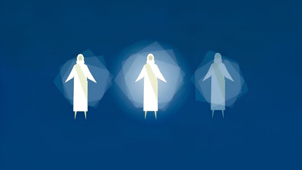 神様とイエス・キリストと聖霊は同じ目的を持った別々の存在である信じている。