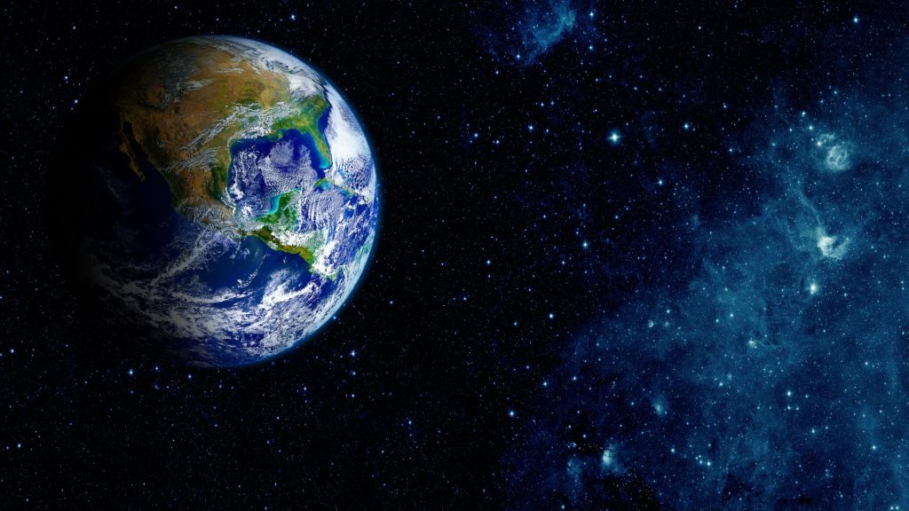 果てしない宇宙もそこに存在する地球もすべて神様が創造した