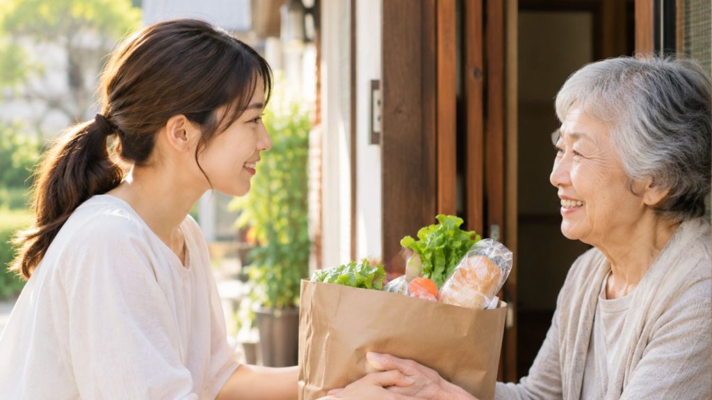 近所の人の助けになることで自分の人生が満たされる